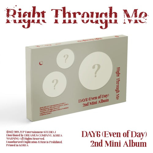 [Day6|داي 6] {Kpop} (ONE) DAY6 (Even of Day) - Right Through Me / 2nd Mini Album