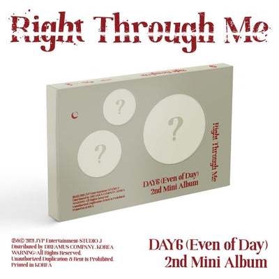 [Day6|داي 6] {Kpop} (ONE) DAY6 (Even of Day) - Right Through Me / 2nd Mini Album