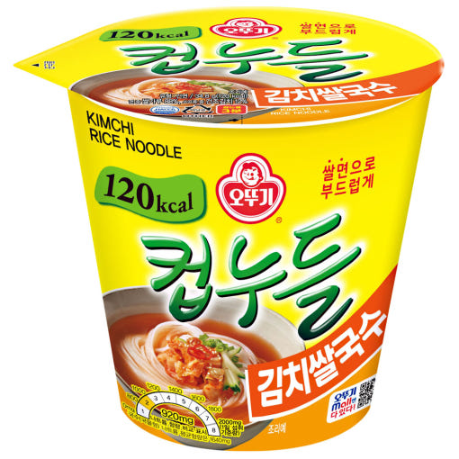 (ONE) Ottogi Cup Noodle Kimchi Rice Noodles 34.8g [Country of Origin: Indicated in detailed description]