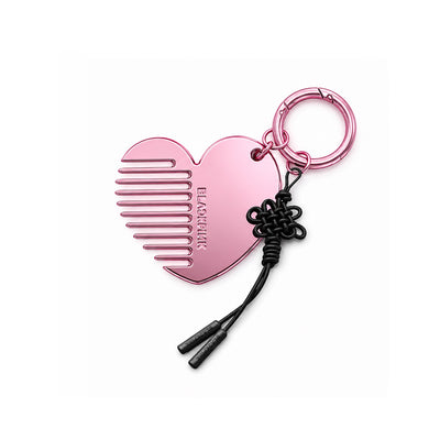 [Blackpink|بلاكبينك] (One) BLACKPINK - Heritage Collection Chambit Norigae Comb Keyring (Pink, 10th Anniversary) | بلاك بينك - ميدالية مشط تشامبيت نوريغاي (وردي، الذكرى العاشرة)