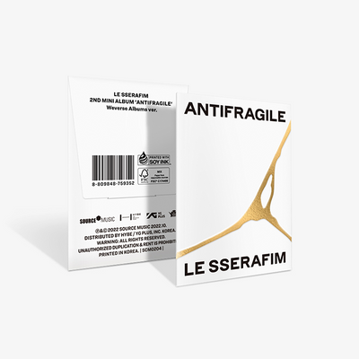 [LE SSERAFIM|لو سيرافيم] {Kpop} (ONE) LE SSERAFIM - 2nd Mini Album 'ANTIFRAGILE' (Weverse Albums Ver.)