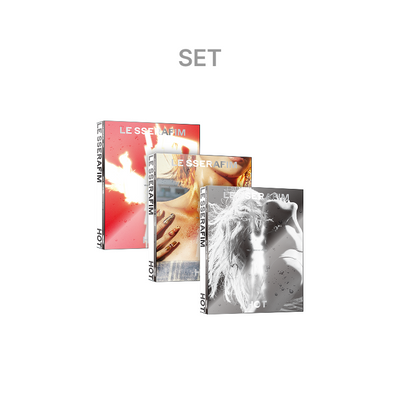 [LE SSERAFIM|لو سيرافيم] {Kpop} (SET) LE SSERAFIM - 5th Mini Album 'HOT' (Set) PRE ORDER