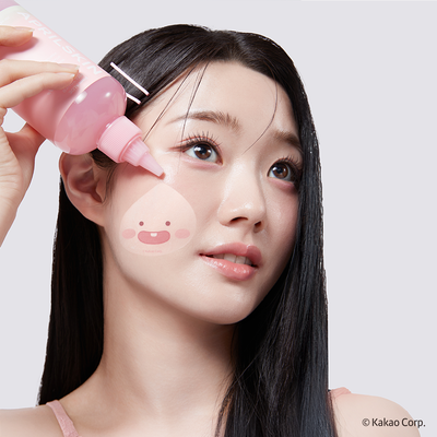 [Care|العناية] (SET) Little Apeach Edition - Pink Aloe Vita Toner (+ Cosmetics Present) 2 pieces | سيت - تونر الصبار الوردي من (مع هدية مستحضرات التجميل) 2 حبه