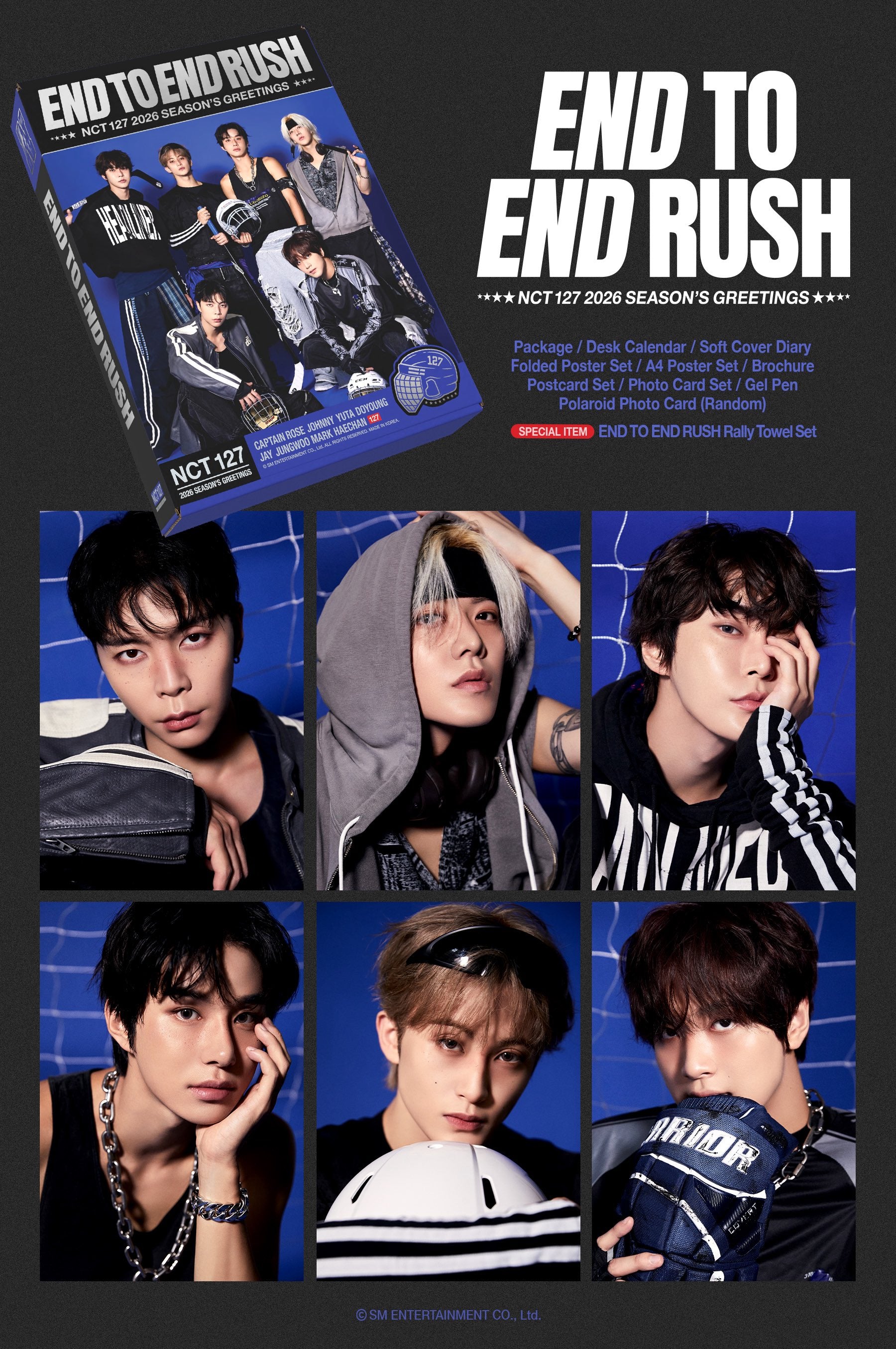 (ONE) NCT 127 - Season's Greetings + Special Photo CassetteSIG Photocard Goods Album NCT 127 2026