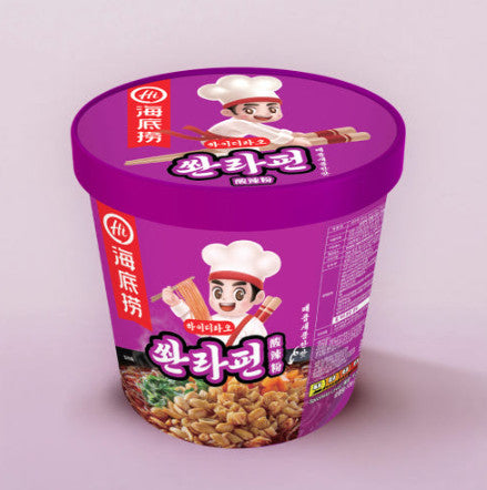 (ONE) Haidilao - Shulamupun Cup Noodles 128g Zimajiang Mala Ramen Tantanmyeon (Mala Tang Cup Noodles)