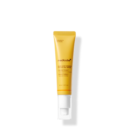 [Care | العناية] (One) Medicube Kojic Acid Turmeric Vita Eye Gel Serum | ميديكيوب سيروم جل العين بحمض الكوجيك والكركم وفيتامين