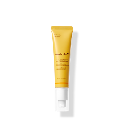 [Care | العناية] (One) Medicube Kojic Acid Turmeric Vita Eye Gel Serum | ميديكيوب سيروم جل العين بحمض الكوجيك والكركم وفيتامين