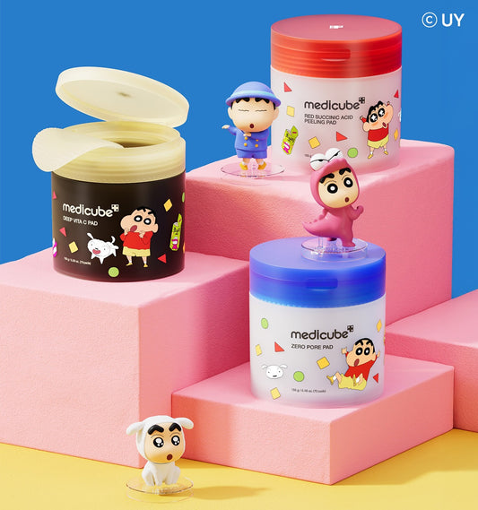 [Care | العناية] (Choose) Medicube Toner Pad Crayon Shin-chan Edition | ميديكيوب باد التونر إصدار كرايون شين-تشان