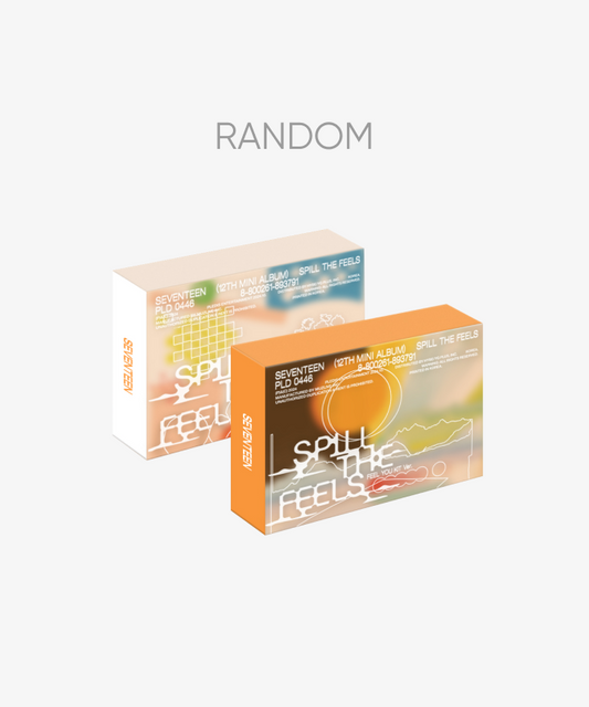 (ONE) SEVENTEEN 12th Mini Album 'SPILL THE FEELS' KiT Ver. (Random)