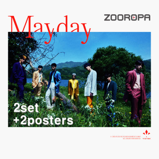 (ONE) Victon Mayday 2nd single  [2-piece set/2 posters
