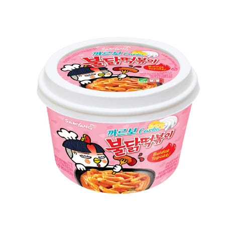 (ONE) Samyang Carbonara Buldak Tteokbokki 179g [Country of Origin: Indicated in detailed description]