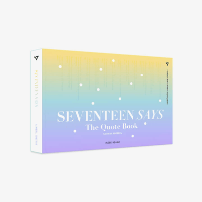 [Seventeen|سفنتين] (ONE) SEVENTEEN - SAYS (The Quote Book)