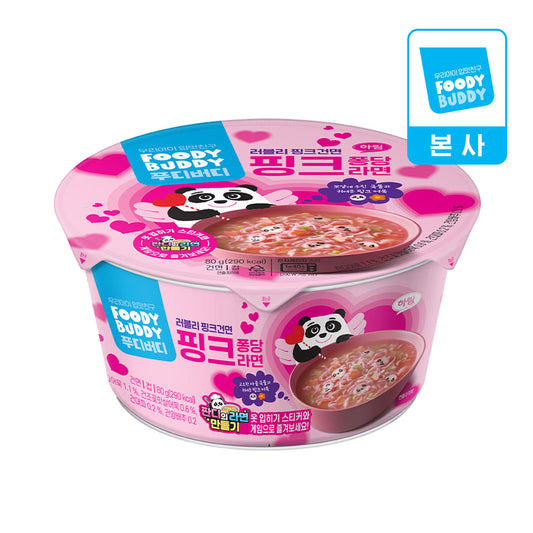 (ONE)  Foodie Buddy Pink Fongdang Ramen Cup 80g [[For children]