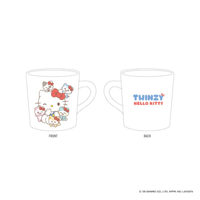 [ITZY|إتزي] {Kpop} (One) ITZY - TWINZY x Hello Kitty Pottery Mug 310 ml | إتزي - كوب خزفي 310 مل (توينزي × هيلو كيتي)