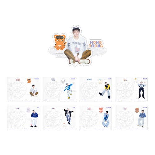 [ATEEZ|أتيز] (One) ATEEZ - Acrylic Stopper Kit 19x14 cm (2026 Fanmeeting TINY MYSTERY) | أتيز - طقم أكريليك ستوبر 19×14 سم (لقاء المعجبين 2026)
