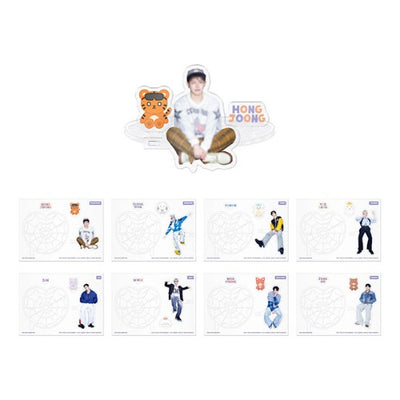 [ATEEZ|أتيز] (One) ATEEZ - Acrylic Stopper Kit 19x14 cm (2026 Fanmeeting TINY MYSTERY) | أتيز - طقم أكريليك ستوبر 19×14 سم (لقاء المعجبين 2026)