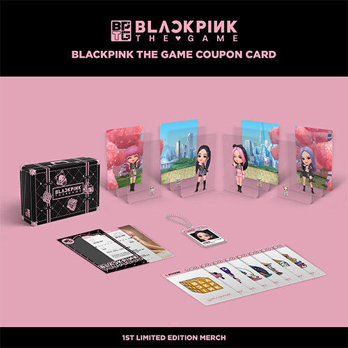 سيت لكل شخصيات عدا كارد راندوم  اقرء شرح بالداخل |(ONE) BLACKPINK - THE GAME COUPON CARD Departs Today (New Goods)
