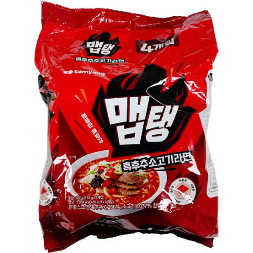 سيت عدد اربع |(SET) Samyang MAPTAENGA BLACK PEPPER BEEF RAMEN 110g X 4 PIC