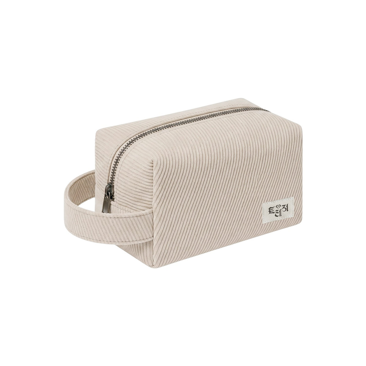 [Treasure|تريجر] (One) TREASURE - Travel Collection Corduroy Pouch 16x10x9 cm | تريجر - حقيبة صغيرة قطيفة من مجموعة السفر 16×10×9 سم