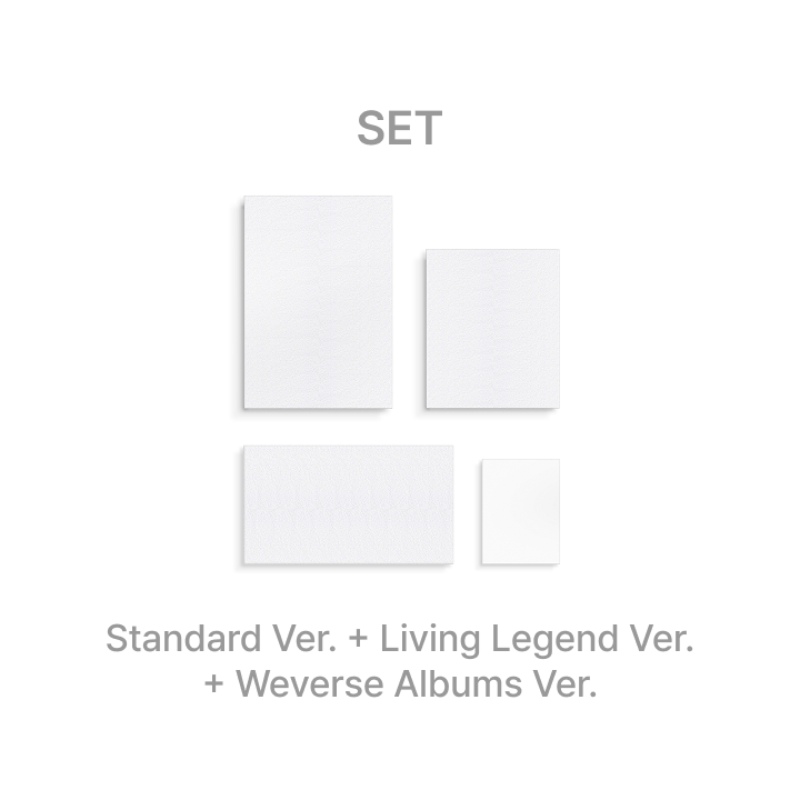 (SET) * BTS 'ARIRANG' (Set) + 'ARIRANG' (Living Legend Ver.) + 'ARIRANG' (Albums ver.) Set | بي تي إس 'أريرانغ' (مجموعة) + 'أريرانغ' (نسخة ليفينج ليجند) + 'أريرانغ' (نسخة ويفيرس ألبومز)