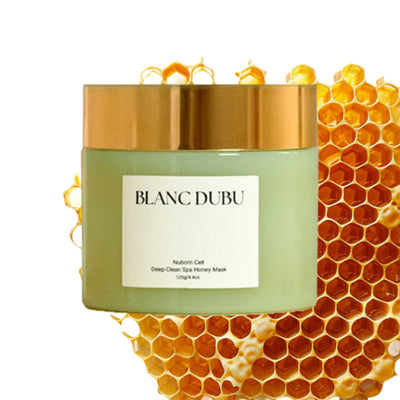 [Care|العناية] (ONE) Blanc Tofu Honey - Mask Nubon Cell Deep Clean Spa | واحد ) قناع العسل من بلانك توفو من نوبون سيل ديب كلين سبا منظف العسل + سباكولر)