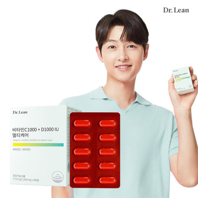[Vitamin&Health|فيتامين&صحة] (ONE) Dr.Lin - Vitamin C1000 + D1000 IU Multicare 1 box (3 month supply) | (ONE) Dr.Lin - فيتامين C1000 + D1000 وحدة دولية Multicare 1 علبة (إمداد لمدة 3 أشهر)