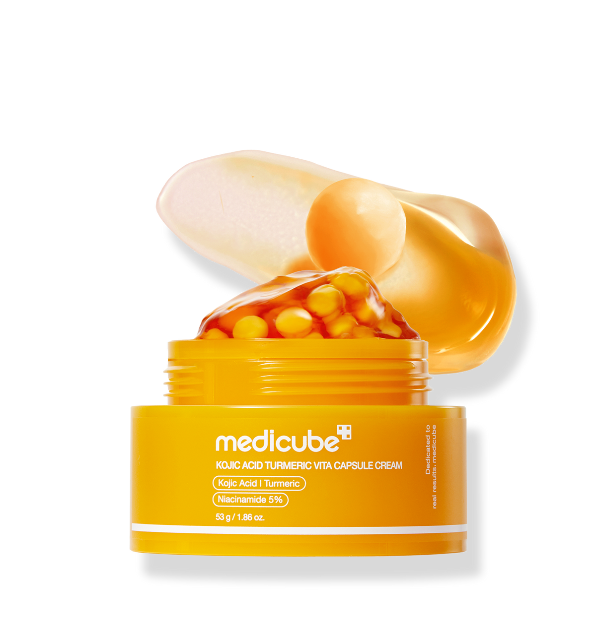 [Care | العناية] (One) Medicube Kojic Acid Turmeric Vita Capsule Brightening Cream | ميديكيوب كريم التفتيح بكبسول حمض الكوجيك والكركم وفيتامين