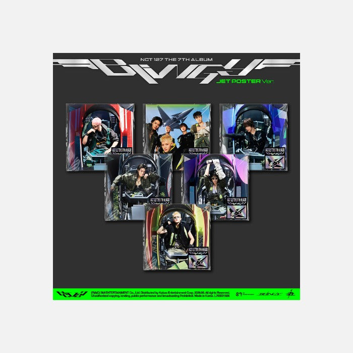 [NCT 127|ان سي تي 127] (One) NCT 127 - The 7th Album [BLINGY] (JET Poster Ver.) | ان سي تي 127 - الألبوم السابع [BLINGY] (نسخة بوستر JET)