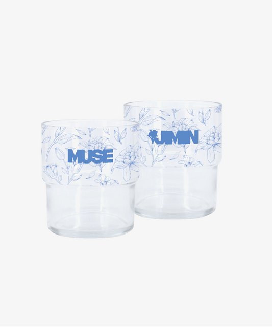 (SET) BTS Jimin Muse Glass Cup Set