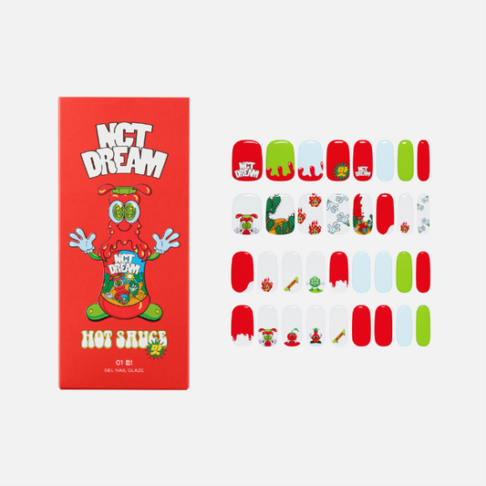 (ONE) NCT - [NCT DREAM x AMOREPACIFIC] GEL NAIL GLAZE #01 쩗! (Hot Sauce)