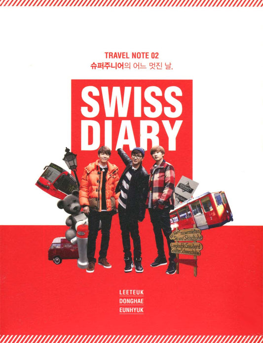 البومات نادره |(ONE) Super Junior - (SuperJunior Leeteuk, Donghae, Eunhyuk) Super Junior Swiss Diary (photobook) starts today