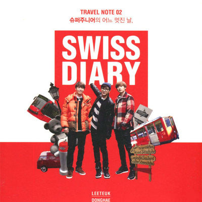 [Super Junior|سوبر جونير] البومات نادره |(ONE) Super Junior - (SuperJunior Leeteuk, Donghae, Eunhyuk) Super Junior Swiss Diary (photobook) starts today