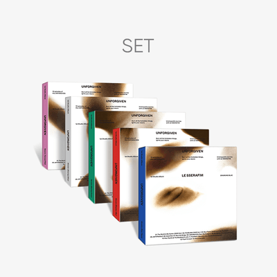 [LE SSERAFIM|لو سيرافيم] {Kpop} (SET) LE SSERAFIM - 1st Studio Album 'UNFORGIVEN' (COMPACT Ver.) Set