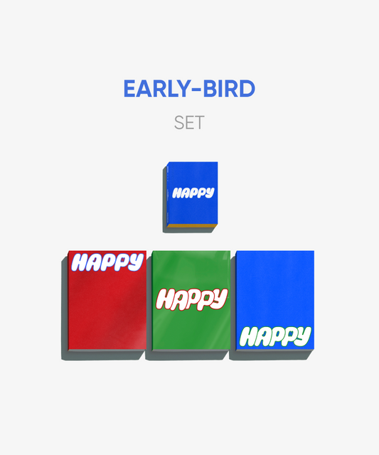 (SET) BTS Jin 'Happy' (Set) + 'Happy' (Weverse Albums ver.)