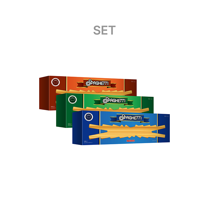 [LE SSERAFIM|لو سيرافيم] {Kpop} (SET) LE SSERAFIM - 1st Single Album 'SPAGHETTI' (Set)