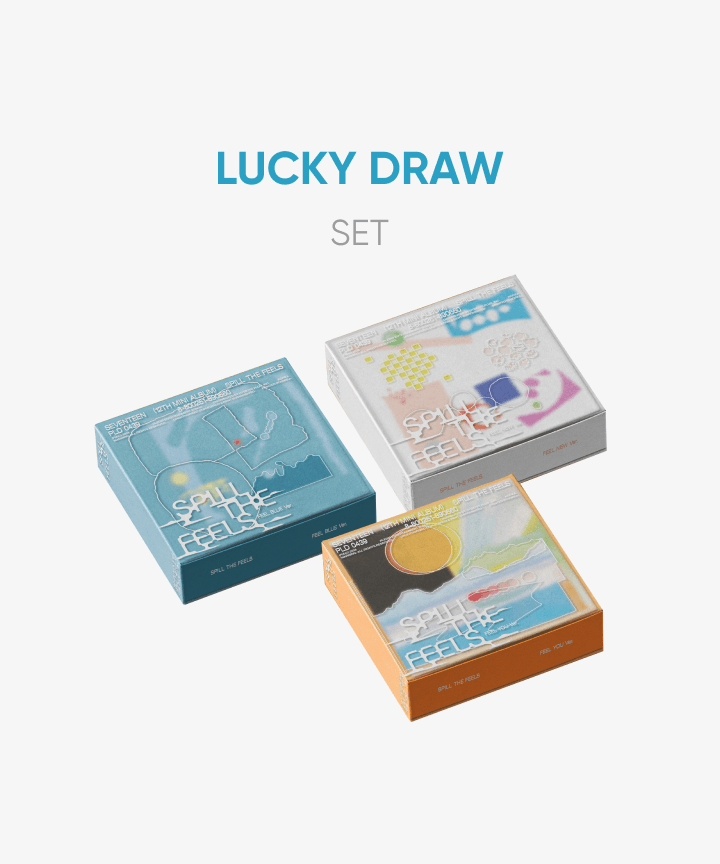 [Seventeen|سفنتين] (SET) SEVENTEEN - [ LUCKY DRAW] 12th Mini Album 'SPILL THE FEELS' (Set)