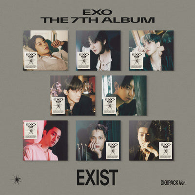 [EXO|أكسو] واحد البوم اكسو نسخة ديج باك | (ONE) EXO - 7th Regular Album EXIST (Digipack Ver./random)
