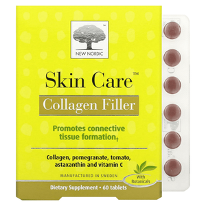 [Collagen|كولاجين] (ONE) New Nordic US Inc Skin Care - Collagen Filler 60 Tablets | (ONE) New Nordic US Inc العناية بالبشرة - مكمل الكولاجين 60 قرصًا