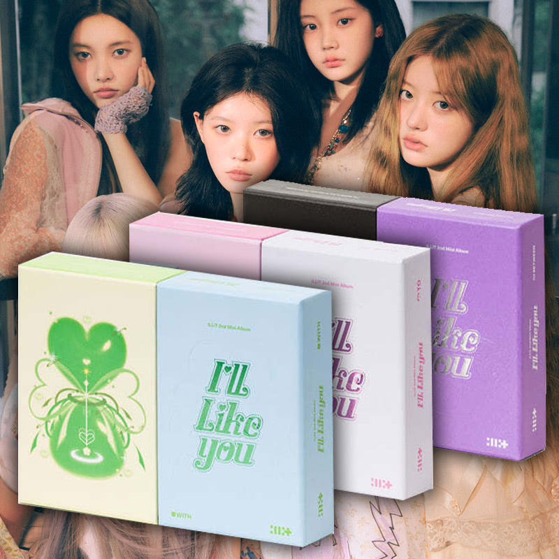 (SET) Eyelet Album + Perks ILL LIKE - YOU Mini 2nd album photo book 3-piece set ILLIT Tic Tac cherish goods