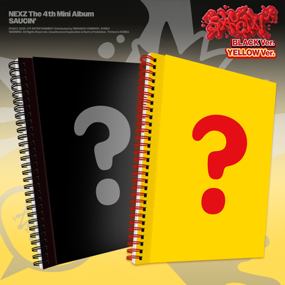[NEXZ|نيكسز] {Kpop} (One) NEXZ - The 4th Mini Album [SAUCIN'] (Black Ver. / Yellow Ver., Random) | نيكسز - الألبوم المصغّر الرابع [ساوسن] (نسخة سوداء / صفراء، عشوائي)