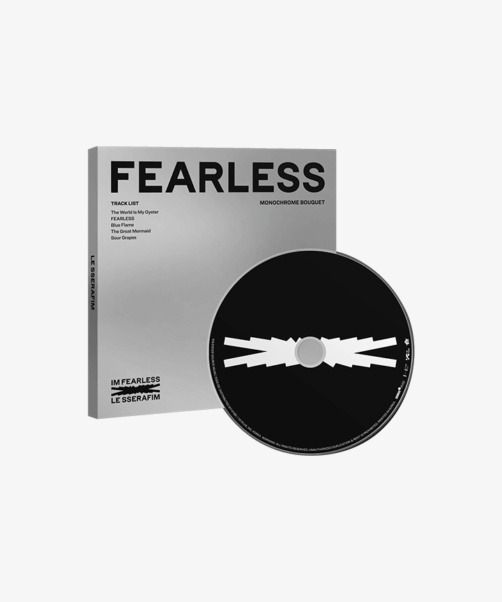 [LE SSERAFIM|لو سيرافيم] {Kpop} (ONE) LE SSERAFIM - 1st Mini Album ‘FEARLESS’ (Monochrome Bouquet Ver.)