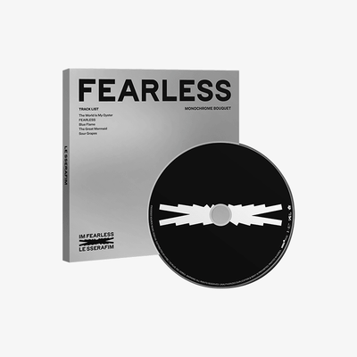 [LE SSERAFIM|لو سيرافيم] {Kpop} (ONE) LE SSERAFIM - 1st Mini Album ‘FEARLESS’ (Monochrome Bouquet Ver.)