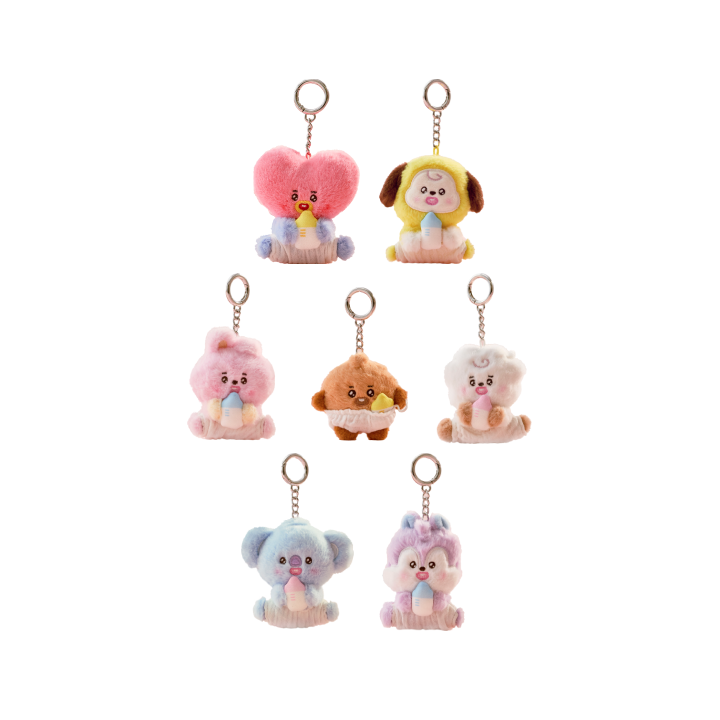 (ONE) BT21 Baby Plush Keyring Newborn Season2