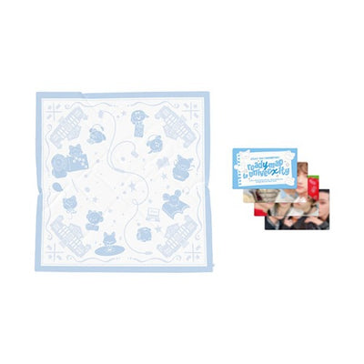 [xikers|زايكرز] {Kpop} (Set) XIKERS - Multi Bandana 90x90 cm + Photocard (2nd Fanmeeting) | زايكرز - بندانا متعددة الاستخدام 90×90 سم + فوتوكارد