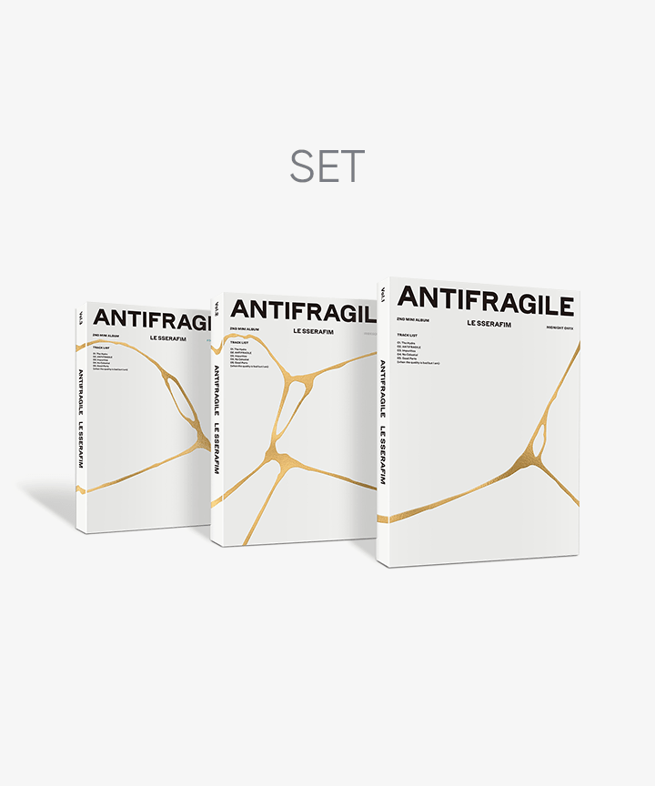 [LE SSERAFIM|لو سيرافيم] {Kpop} (SET) LE SSERAFIM - 2nd Mini Album 'ANTIFRAGILE' Set
