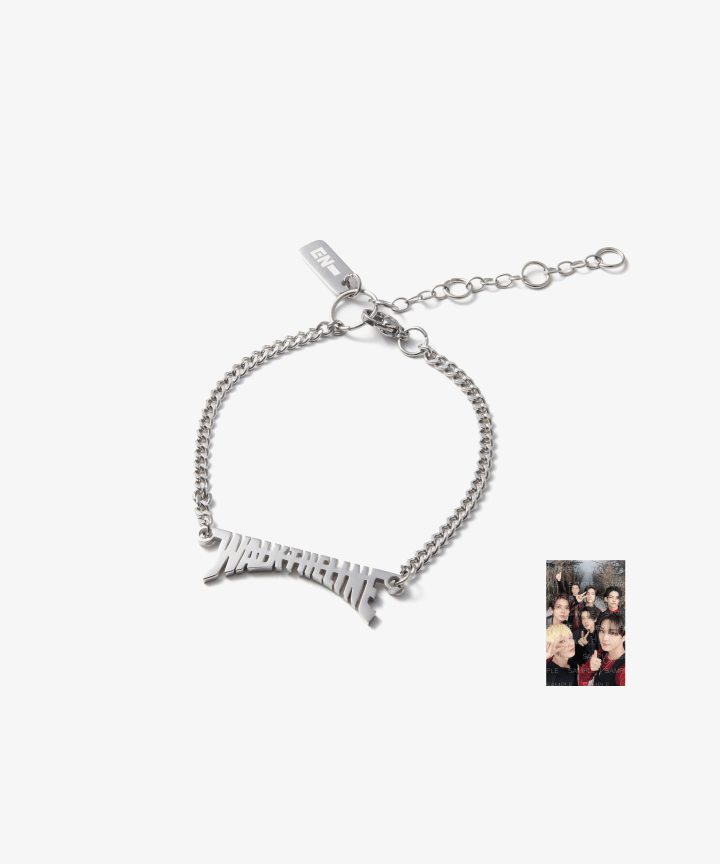 [ENHYPEN|إنهايبن] (Set) ENHYPEN - Stainless Steel Chain Bracelet + Photocard | إنهايبن - إسورة سلسلة ستانلس ستيل + فوتوكارد