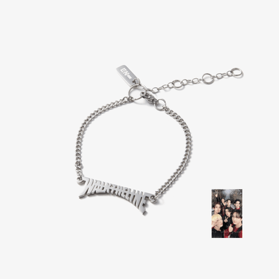 [ENHYPEN|إنهايبن] (Set) ENHYPEN - Stainless Steel Chain Bracelet + Photocard | إنهايبن - إسورة سلسلة ستانلس ستيل + فوتوكارد
