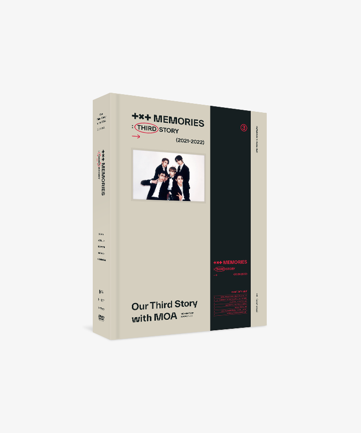 [TXT|تي اكس تي] (ONE) TOMORROW X TOGETHER MEMORIES : THIRD STORY DVD