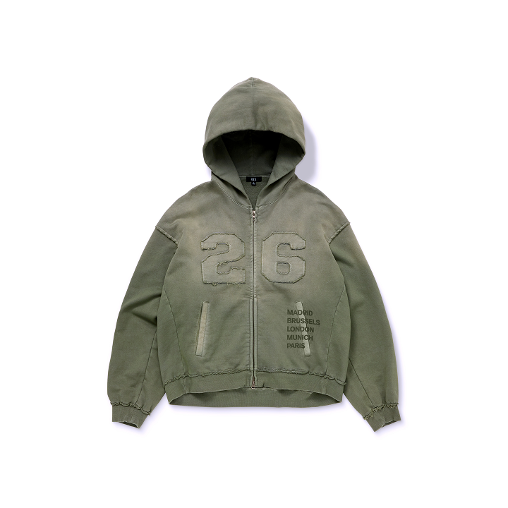 [BTS|بانتقان] (One) BTS - Zip-up Hoodie (WORLD TOUR 'ARIRANG' Europe) | بي تي اس - هودي بسحاب (جولة أريرانج العالمية — أوروبا)