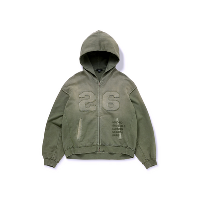 [BTS|بانتقان] (One) BTS - Zip-up Hoodie (WORLD TOUR 'ARIRANG' Europe) | بي تي اس - هودي بسحاب (جولة أريرانج العالمية — أوروبا)